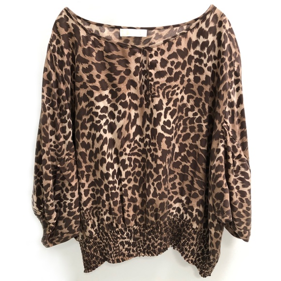 michael kors peasant blouse